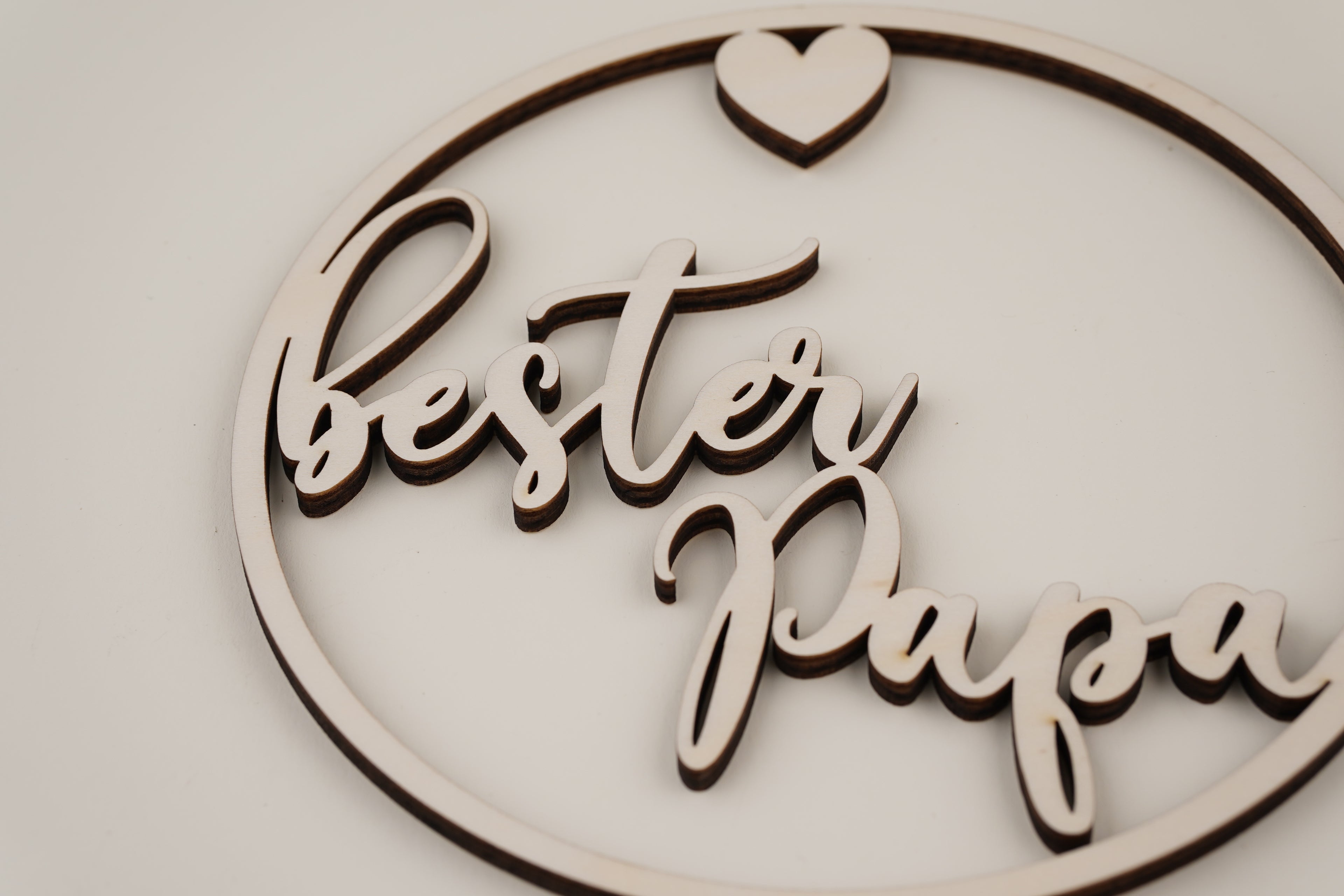 Holzschild, beste Mama, bester Papa - HOLZKINO