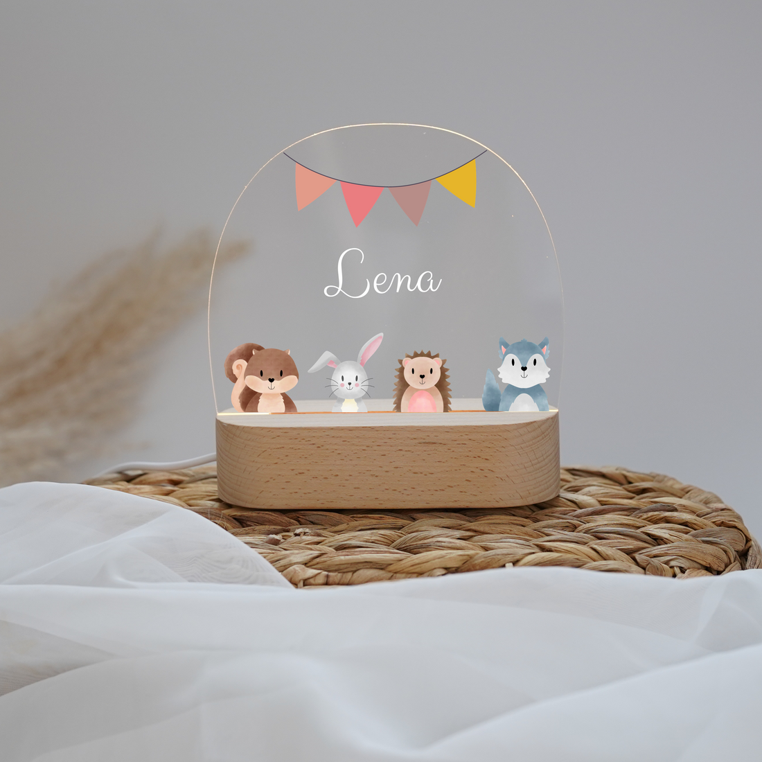 Nachtlicht mit Tiermotiven