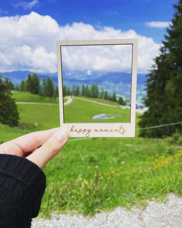 Polaroid Rahmen aus Holz I Fotografie I Bilderrahmen I Rahmen aus Holz - HOLZKINO