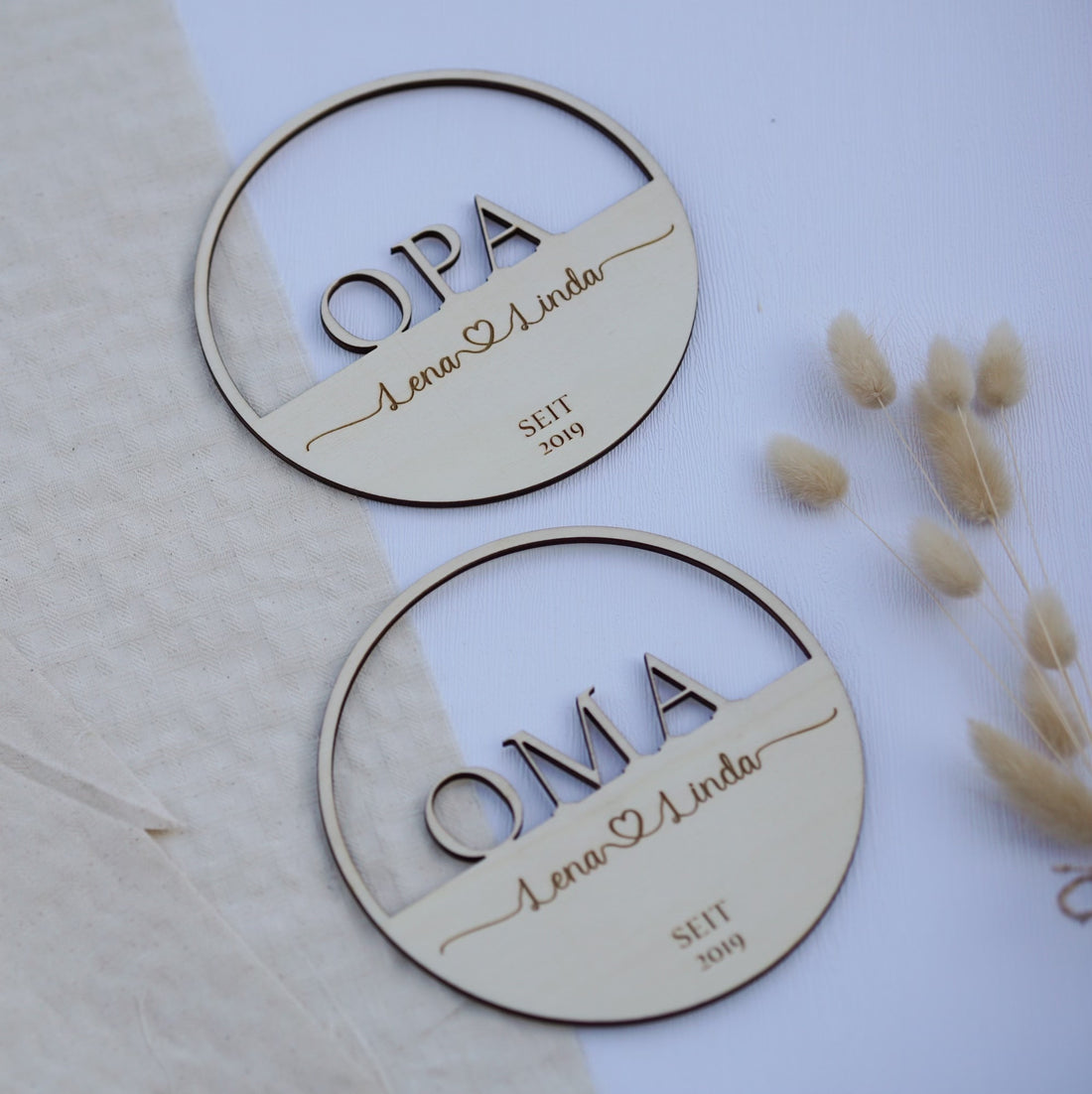 Holzschild  Oma Opa