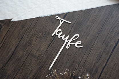 Cake Topper Taufe