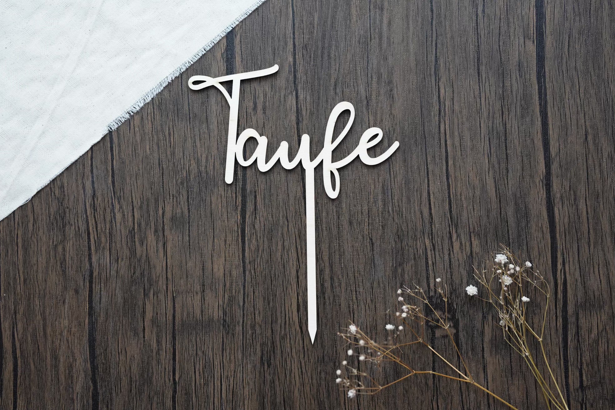 Cake Topper Taufe