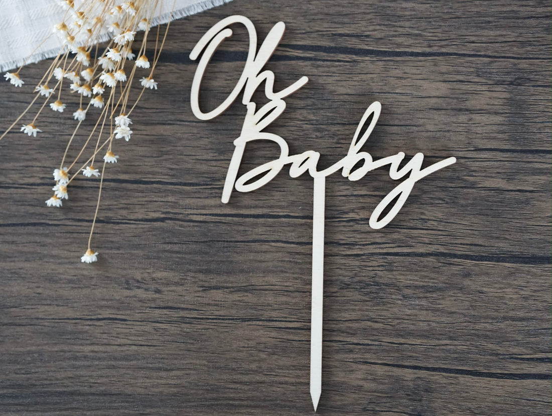 Cake Topper Babyparty